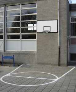 Belijning basketbalveld